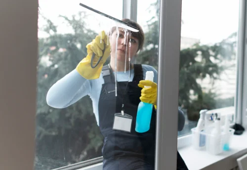 Nettoyage de vitres intérieures et extérieures à Sainte-Eanne